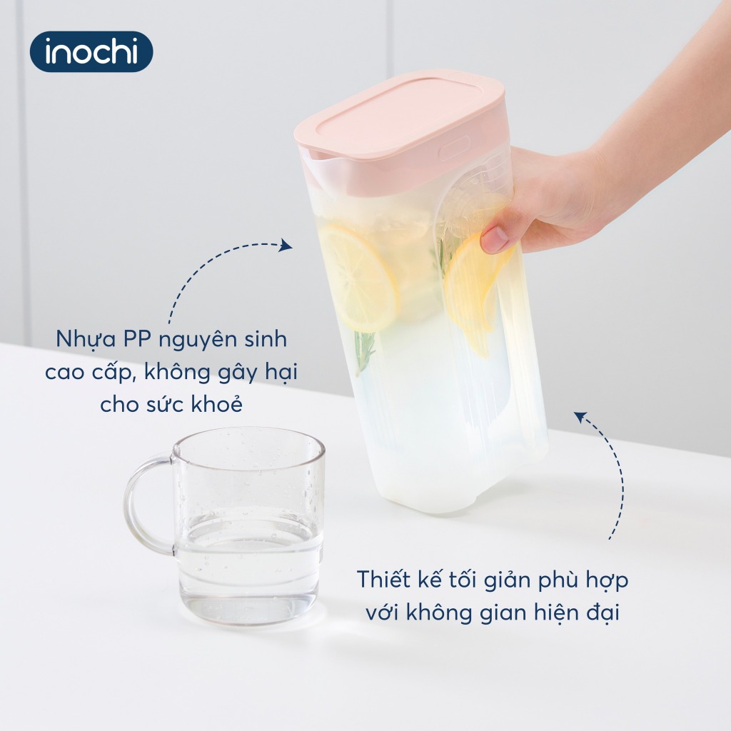 Bình nước cao cấp Biwa INOCHI - Bình nước Kita Bold 1.4L - An toàn cho sức khoẻ