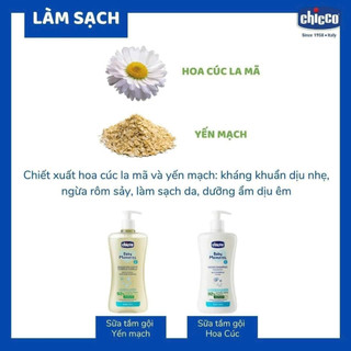 Sữa tắm gội Chicco dành cho bé từ 0m+