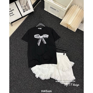 Set áo thun+ chân váy xoè