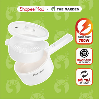 Chảo điện đa năng THE GARDEN chảo điện chống dính 1.5L công suất 700w, tay cầm dài, bảo hành 1 năm 1 đổi 1