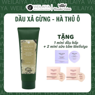 Dầu Xả gừng hà thủ ô ngăn rụng và kích mọc tóc, không bết tóc hương nước hoa Weilaiya 250ml- Tem nâu