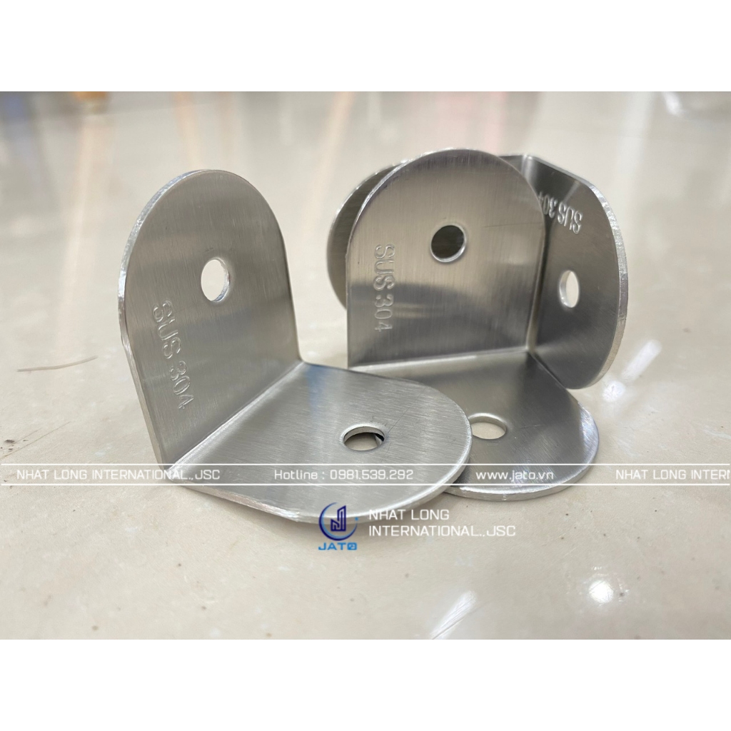 ke góc inox vuông cao cấp dày 1ly, ke góc inox 304 cao cấp (có xuất hóa đơn VAT)
