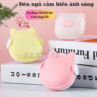  Đèn ngủ Led cảm biến ánh sáng hình Thỏ đeo tai nghe công suất 0,5W hình dáng dễ thương tiện lợi 