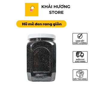 Hũ 500g mè đen rang giòn, mè đen ngon đảm bảo chất lượng