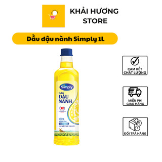 Dầu đậu nành nguyên chất simply 1l - Dầu đậu nành tốt cho sức khỏe