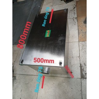 Bể lọc mỡ, tách mơ, bẫy mỡ 200 lít. inox 304