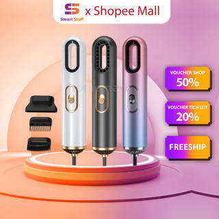 Máy Sấy Tóc Mini Smart Gadgets 3in1 Tạo Kiểu Công Nghệ Ion Cao Cấp 1000W Thiết Kế Nhỏ Gọn, Tiện Lợi _ LS