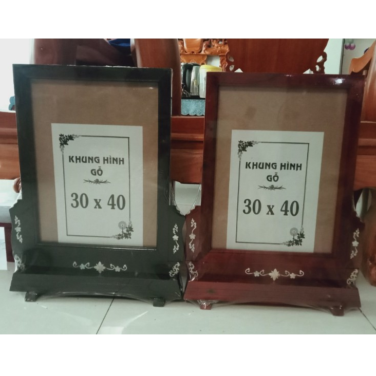 khung ảnh thờ gỗ 30x40 cao cấp