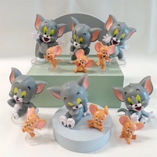 Set 6 mô hình Tom & Jerry đáng yêu