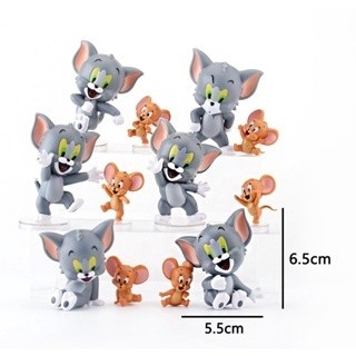 Set 6 mô hình Tom & Jerry đáng yêu