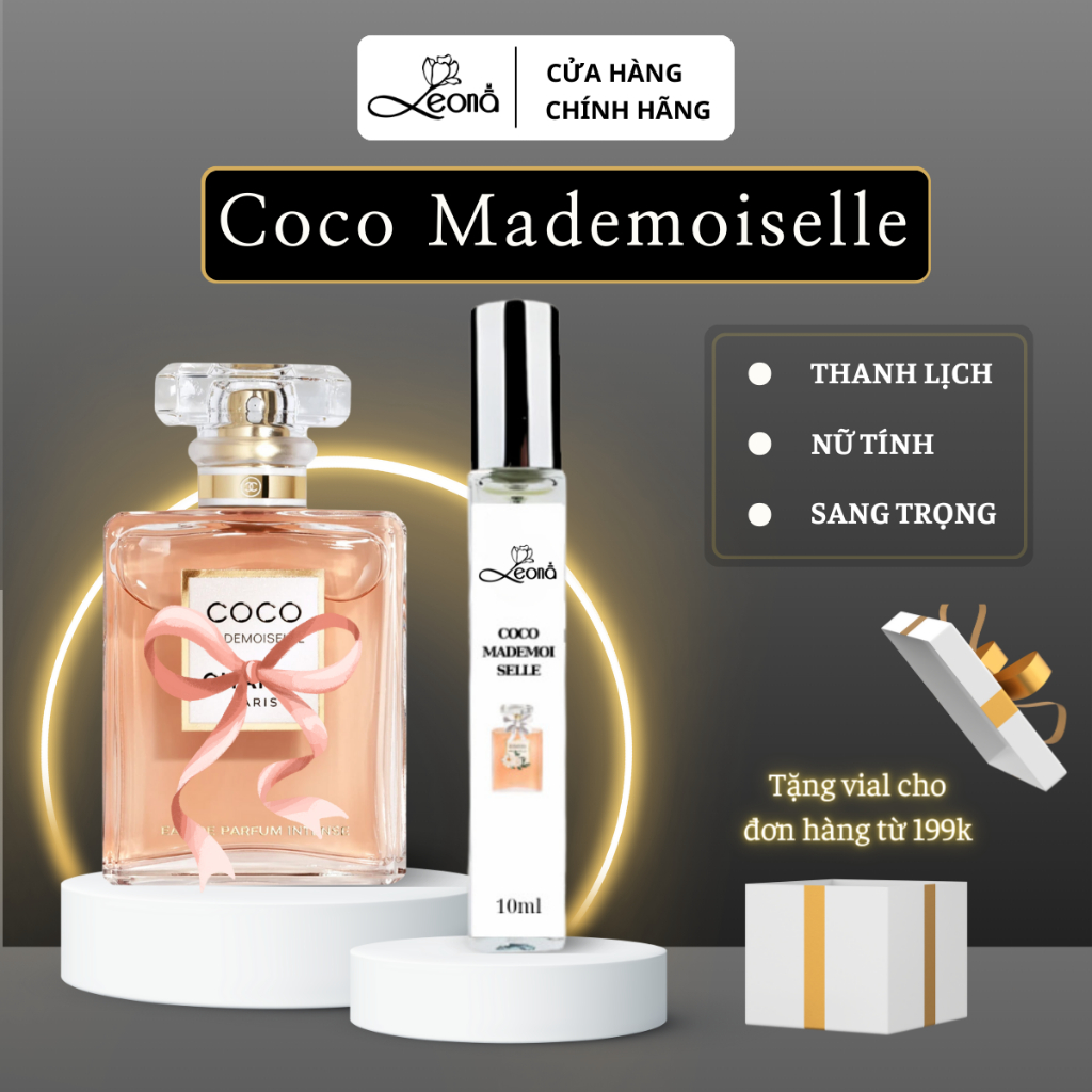 Nước hoa nữ COCO MADEMOISELLE Olivia Perfume chiết 10ml - 20ml, trẻ trung, tươi mới, sành điệu