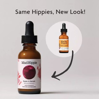Tinh chất cải thiện da, chống lão hóa, giảm thâm nám Mad Hippie Vitamin A Serum 30ml [Meoheo]