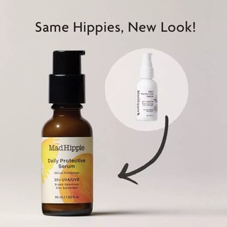 [Meoheo] Serum chống nắng vật lý quang phổ rộng an toàn lành tính Facial SPF 30+ UVA/UVB Broad-Spectrum 60g Mad Hippie