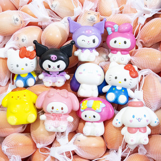 Đồ chơi xốp dẻo Squishy nắn bóp giảm stress hoạt hình Sanrio Kuromi Melody Cinnamoroll Kitty Pompurin dễ thương