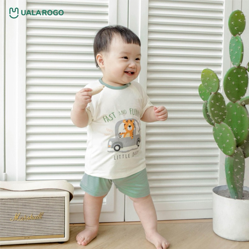 -Bộ cộc tay cài vai sợi tre, peptit