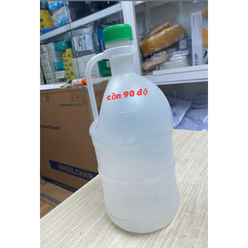 Cồn 90 độ sát khuẩn . Cồn y tế (2 lít)(5lít)