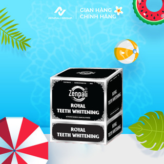 Bột Than Tre Trắng Răng Thuỷ Tiên Royal Teeth Whitening Zenpali Mới vị bạc hà (Tặng BÀN CHẢI ĐIỆN KHI MUA 2 HỘP)