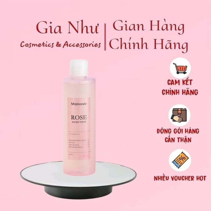 Toner hoa hồng mamonde