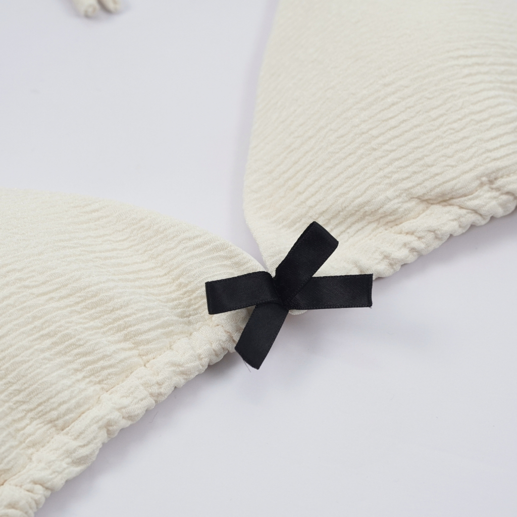 Bikini 2 mảnh đi biển phối nơ sang chảnh nhiều màu sẵn đệm mút, đồ bơi nữ thiết kế quyến rũ Freesize <55kg - Mã H04 | BigBuy360 - bigbuy360.vn