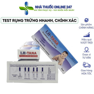 Que thử rụng trứng LH TANA , test nhanh tìm thời điểm trứng rụng, đơn giản, chính xác