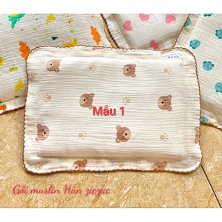 GỐI XÔ MUSLINTREE CHO BÉ (BẰNG/ LÕM)