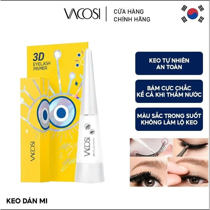 Keo Dán Mi Vacosi Natural Studio Eyelash 3D Primer