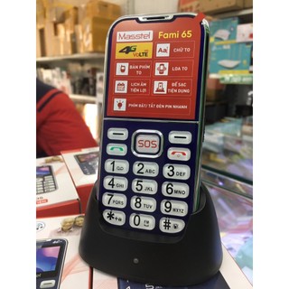 Điện thoại người già chuyên dụng Hãng Masstel* Fami 65 4G Loa to số to