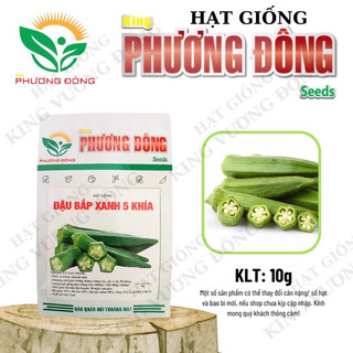HẠT GIỐNG ĐẬU BẮP XANH 5 KHÍA 10gr - MUA 3 TẶNG 1 CÙNG LOẠI- HẠT GIỐNG KING PHƯƠNG ĐÔNG