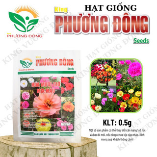 HẠT GIỐNG HOA MƯỜI GIỜ MIX MÀU 0.5gr - MUA 3 TẶNG 1 CÙNG LOẠI- HẠT GIỐNG KING PHƯƠNG ĐÔNG