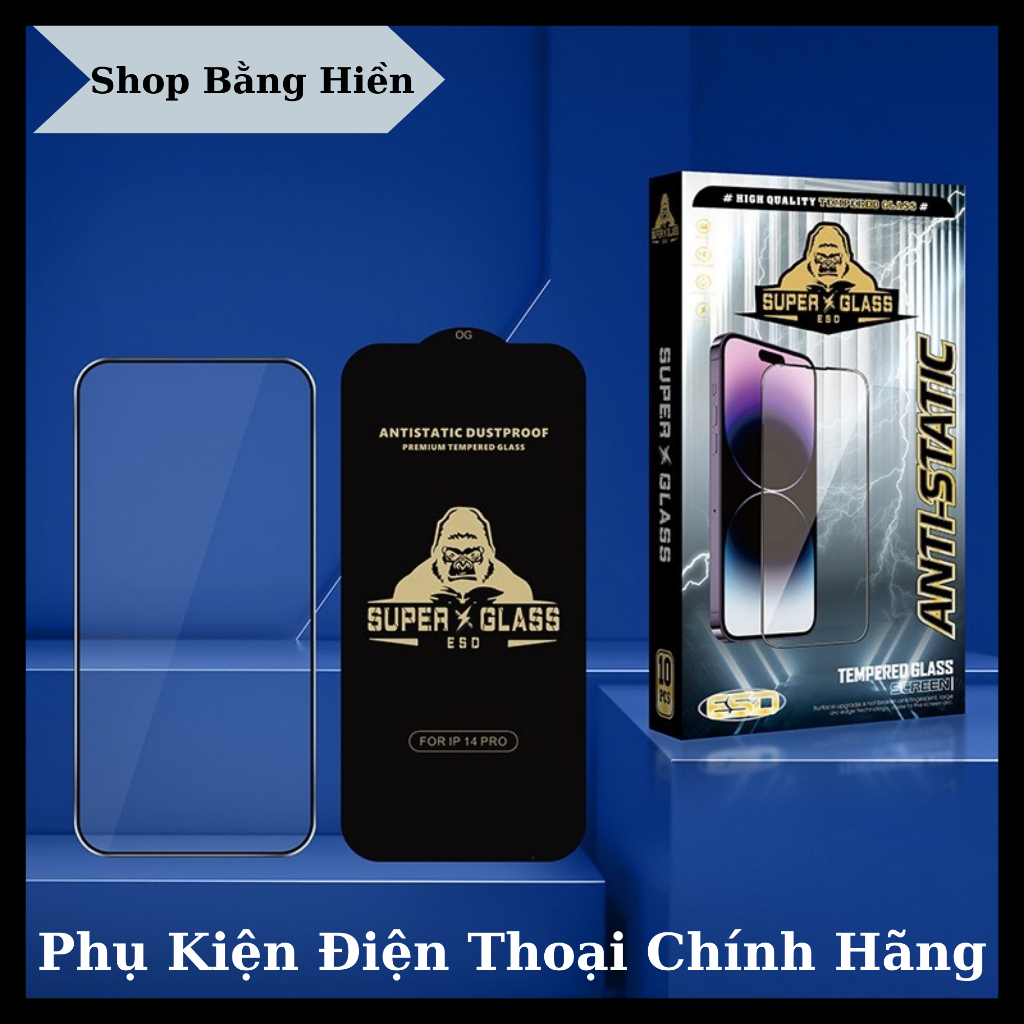 Kính Cường Lực Iphone Kingkong Super Glass Full Màn Hình