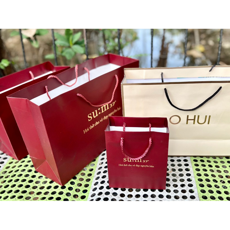 Túi giấy  Ohui-Whoo-Sum37 size trung 22x27cm