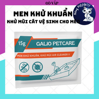 Men khử mùi, khử khuẩn Cát vệ sinh cho mèo