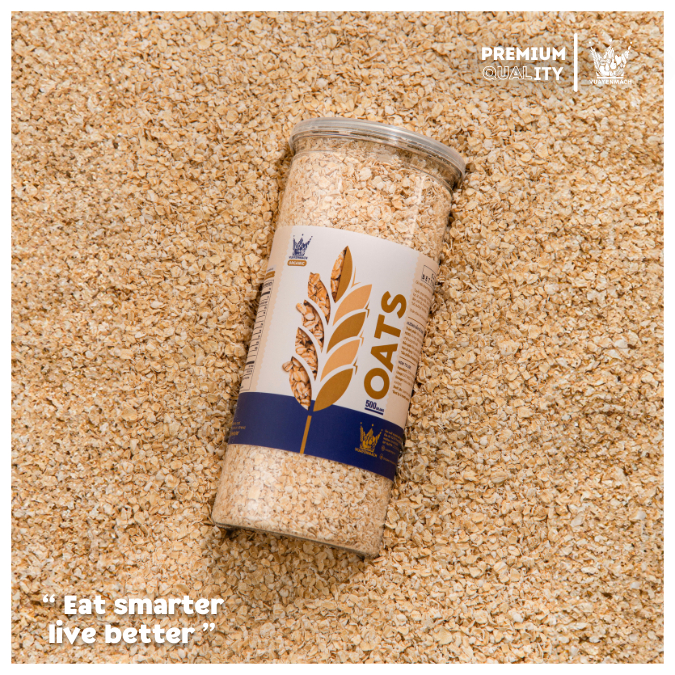 Yến Mạch CÁN VỠ Không đường ăn liền VUA YẾN MẠCH nguyên cám, ăn kiêng, nguyên chất  Úc Đồi Hữu Cơ