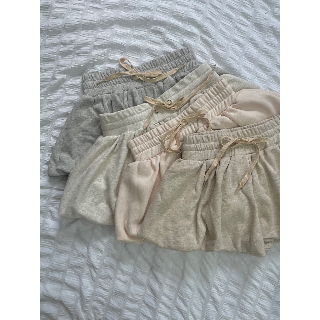 Cleline short| Quần bí siêu xinh, lưng chun vải mềm mịn, quần ống rộng, 2 lớp| không có túi | BigBuy360 - bigbuy360.vn