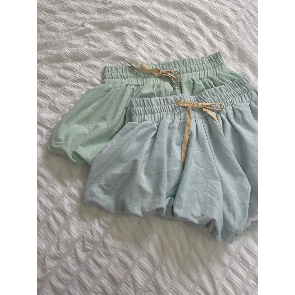 Cleline short| Quần bí siêu xinh, lưng chun vải mềm mịn, quần ống rộng, 2 lớp| không có túi | BigBuy360 - bigbuy360.vn