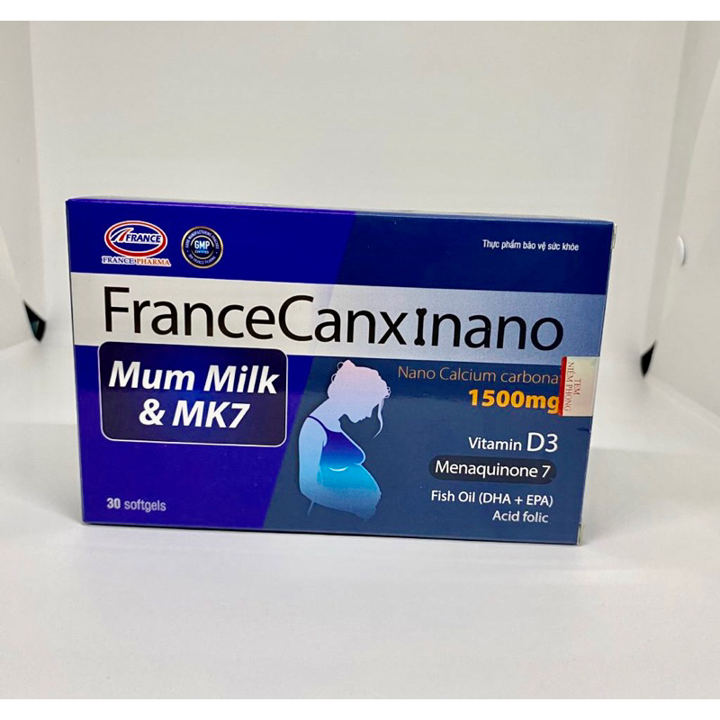 FRANCE CANXI NANO MUMMILK MK7 – Viên uống bổ sung canxi