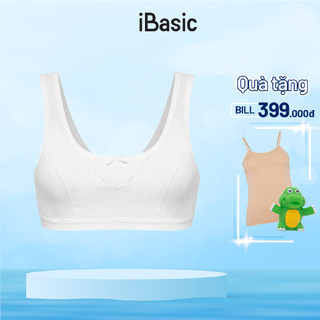 Áo ngực học sinh cotton tròng cổ iBasic BRAT003