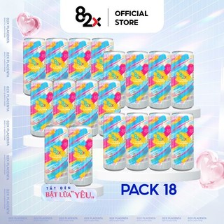 82X PACK 18 lon Nước uống giải khát Collagen Kakemono Vị Ổn Hồng (245ml/lon)