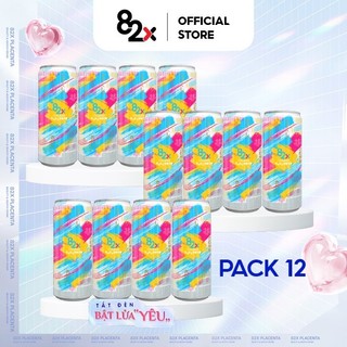 82X Nước uống giải khát làm đẹp da Kakemono Vị Ổi Hồng ( PACK 12 lon ).