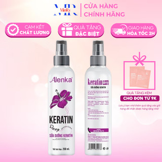 XỊT DƯỠNG SỮA ALENKA KERATIN PHỤC HỒI TÁI TẠO TÓC  250ML, MỀM MƯỢT, THƠM LÂU | HAIRSHOP MINRY