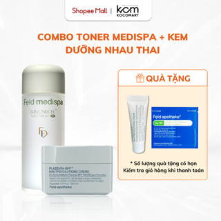 Combo Toner Feld.medispa treatment và Kem dưỡng da nhau thai Feld Apotheke Placenta