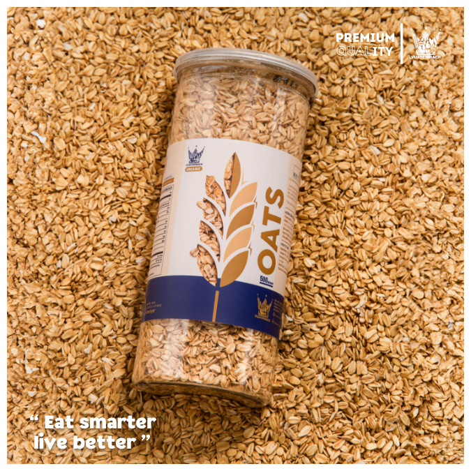 Yến mạch tươi nguyên cám cán dẹt VUA YẾN MẠCH Úc cán mỏng ăn kiêng healthy eat clean