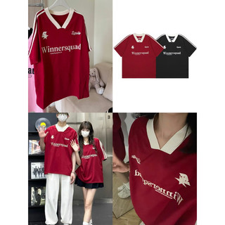 Áo thun ngắn tay cổ V / Áo phông couple / áo cặp đôi basic ulzzang (kèm ảnh thật)