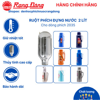Ruột phích Rạng Đông 2 lit, lõi bình thuỷ giữ nhiệt, đựng nước dùng cho dòng phích 2035