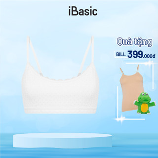 Áo ngực học sinh tròng cổ viền ren iBasic BRAT005