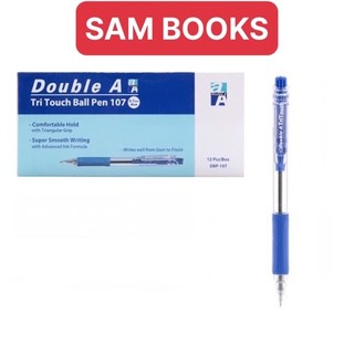 Bút bi Double A DBP107 0.7mm xanh đen đỏ