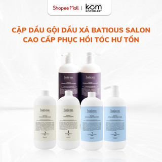 Cặp Dầu Gội Dầu Xả Batious Phục Hồi Tóc Hư Tổn Đa Tầng 960ml