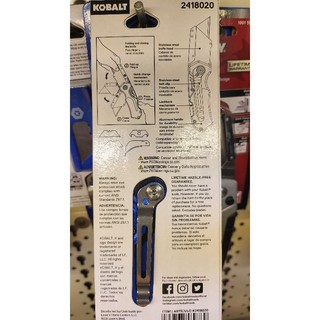Kobalt Dụng cụ xẻ cáp 58976
