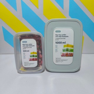 Hộp nhựa đựng thực phẩm Inochi Nhật 500ml. 1000ml