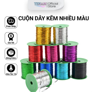  Cuộn Dây Kẽm 500g Màu Sắc Đa Dạng - Làm Đồ Handmade Làm Nơ Làm Vòng Treo Cửa 